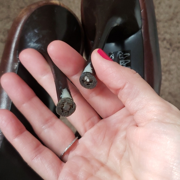 Aldo D'orsay Brown Leather heels - Picture 4 of 4